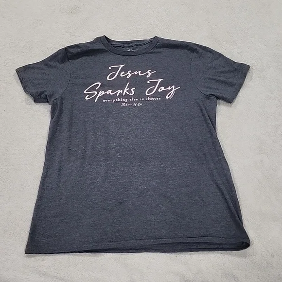 Women "#Jesus Sparks Joy" #religious #shirt size #small - Picture 1 of 6